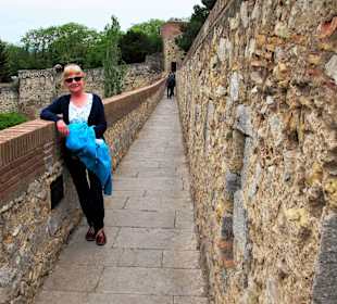 Girona - Passeig de la Muralla (Alte Stadtmauer)
