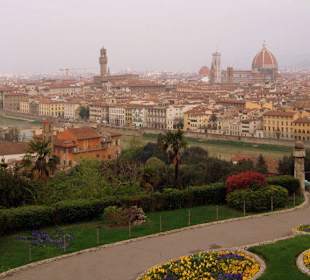 Blick auf  Florenz