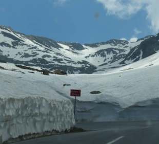 Oben lag reichlich Schnee