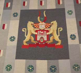 Stadtwappen im Wandbehang