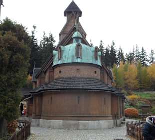 Stabkirche Rückseite