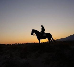 The sunrise ride includes breakfast and coffee!
