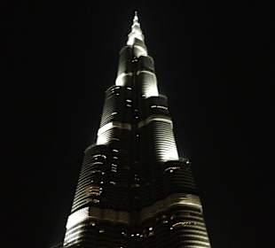 Burj Khalifa nocą