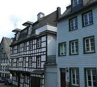 Bei einem Altstadt-Bummel durch Monschau