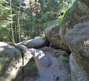 Rundgang durch das Felsenlabyrinth Luisenburg
