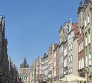 Königsweg: Langgasse – Blick Richtung Goldenes Tor