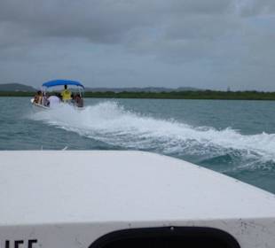 Bootsfahrt zur Inselgruppe