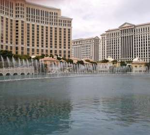 Bellagio Fontänen bei Tag