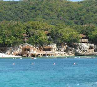 Blick auf einen Strandabschnitt