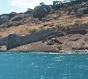 Lebrainsel Spinalonga bei Kreta