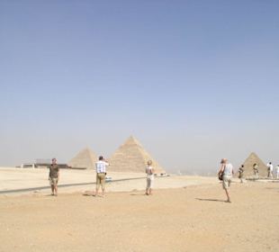 Die Pyramiden in Cairo (Kairo)