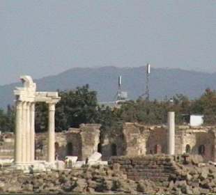 Blick auf den Apollotempel