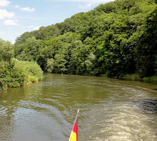 Impressionen von der Fahrt auf der Fulda