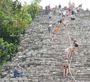 Mayastätte Coba Tempel