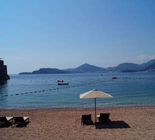VIP-Strand von Sveti Stefan
