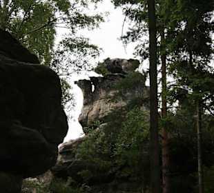 Felsformation Teekanne