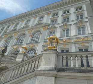 Beim Schloss Nymphenburg in München