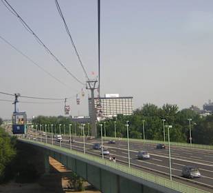 Rheinseilbahn und Zoobrücke