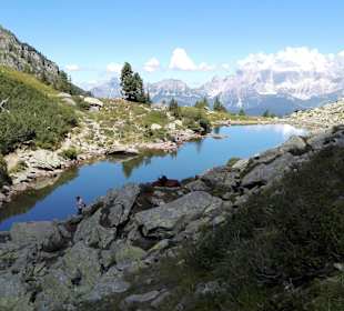 Spiegelsee - leicht zu erreichen vom Rösslhof