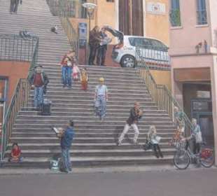 Le mur des canuts: Straßenszene