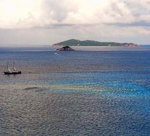 Blick auf Booby Island und Aride