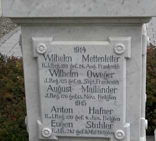 Kriegerdenkmal Stetten