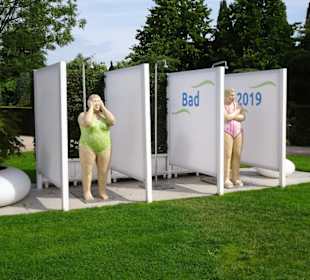 Selfie-Station im Park der Gärten