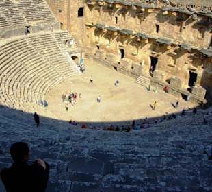 Aspendos An/Abfahrt Landschaft