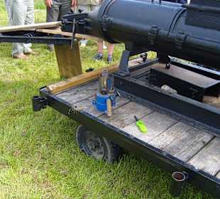 Die Lampe zum Vorglühen des Lanz-Bulldog !