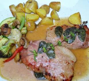 Saltimbocca im Ristorante Bellini