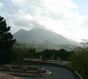 Blick von  der Kirchen