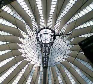 Dach vom Sony-Gebäude