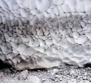 Die Schichten gut erkennbar