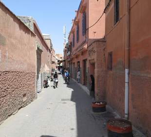 Unterwegs in der Altstadt von Marrakesch