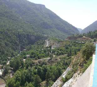 Ausblick vom Staudamm