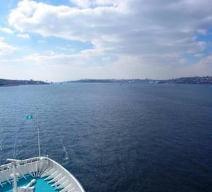 26.10.Rückfahrt von Jalta nach Santorin Durchfahrt 