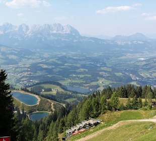 Ausblick vom Starthaus Streif