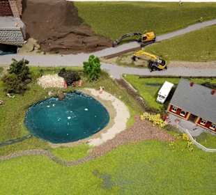 Landschaftsmodelle im Nationalpark-Haus