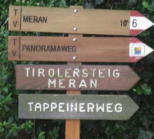 Jede Menge Auswahl an gemütlichen Wegen 