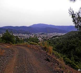 Blick von der Yürüyüs Yol