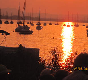 Sonnenuntergang Seegarten 2012