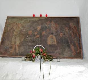 In der Wallfahrtskapelle im Vega de Rio Palmas