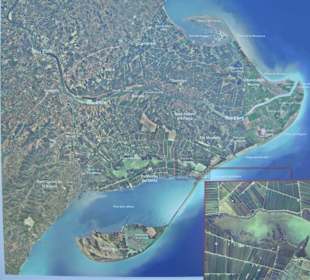 Übersichtskarte Gebiet des Delta