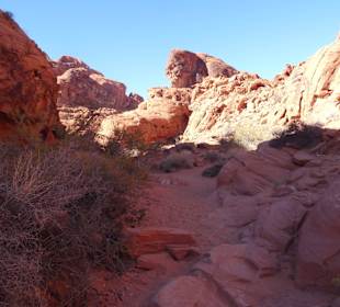 Im Valley of Fire unterwegs