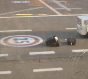 Mein Koffer auf den Flugplatz