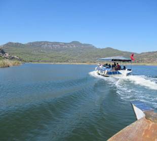 Fahrt durch die Kanäle nach Dalyan