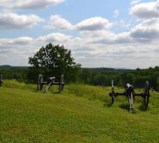 Der Military Park in Gettysburg, PA