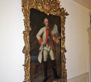 Der weiße Saal im Wasserschloss Mitzwitz