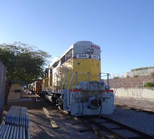 Sie zieht den Museumszug