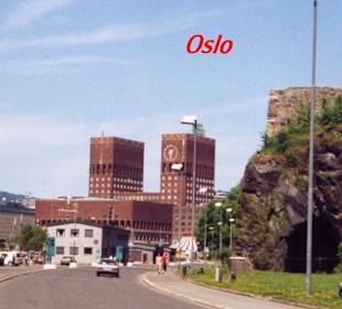 Oslo - Wahrzeichen der Stadt - Das Rathaus
